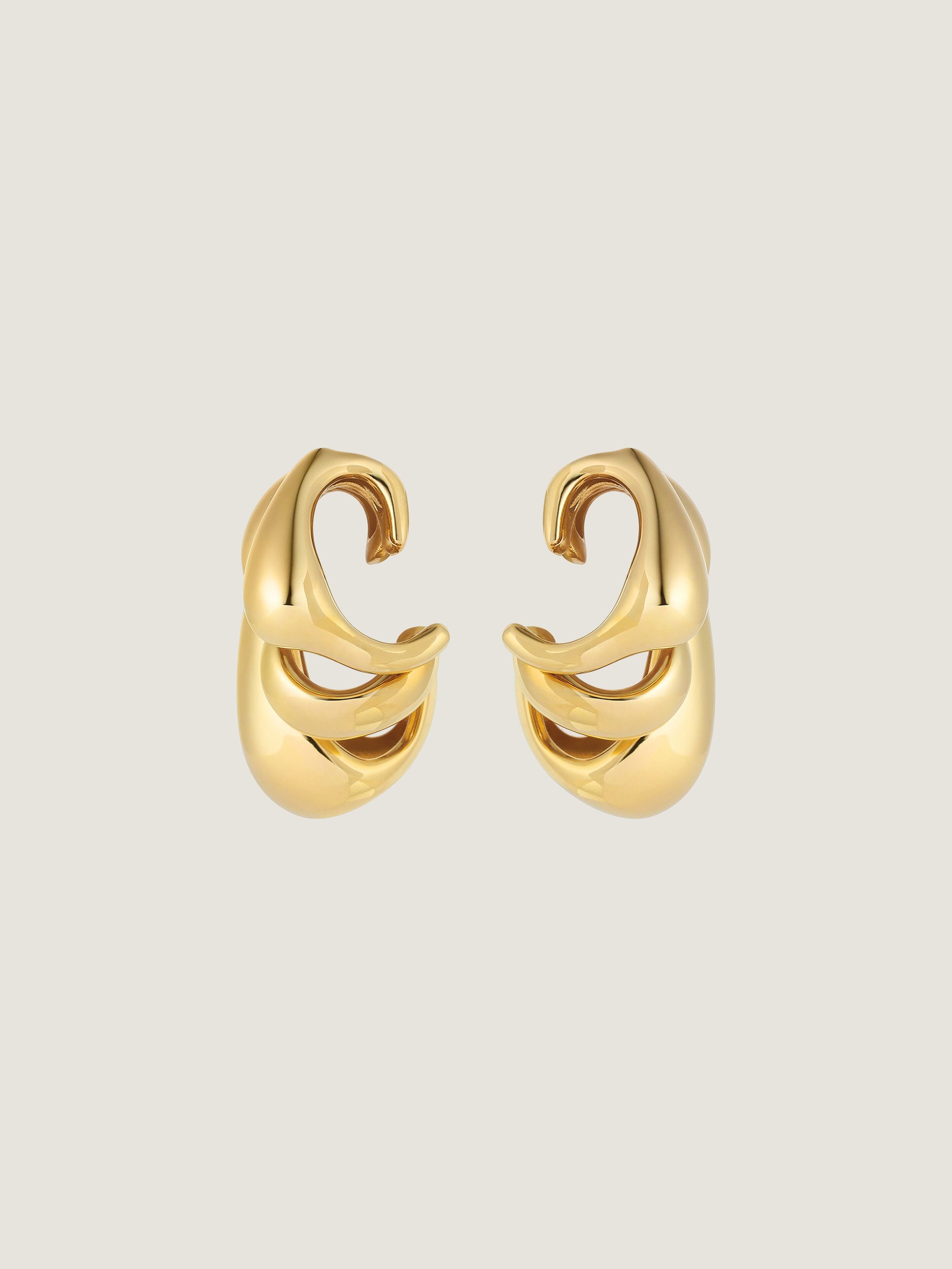 FELINE GOLDEN MULTI EARCUFF EARRINGS