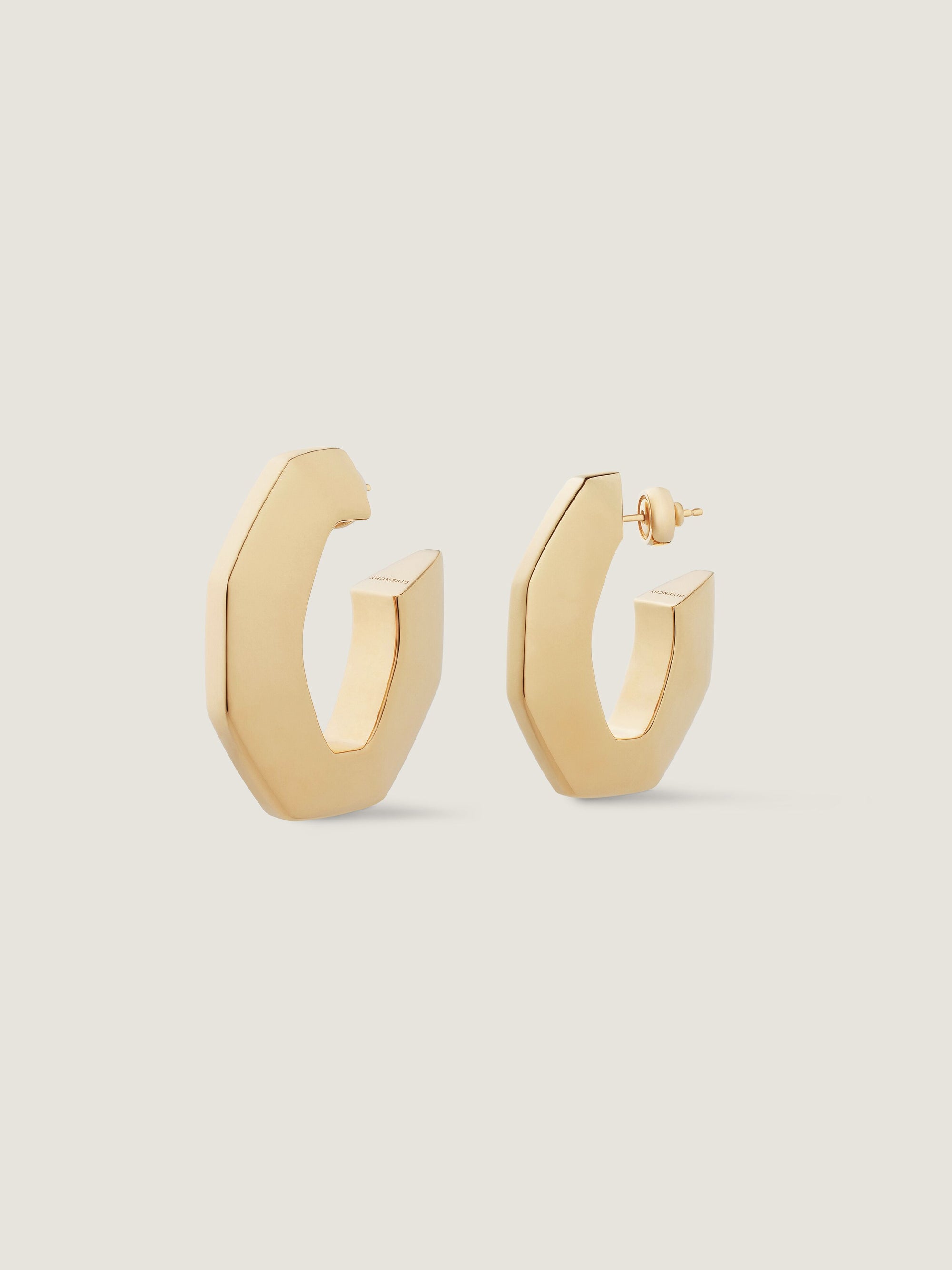 CHAIN GOLDEN LARGE EARRINGS