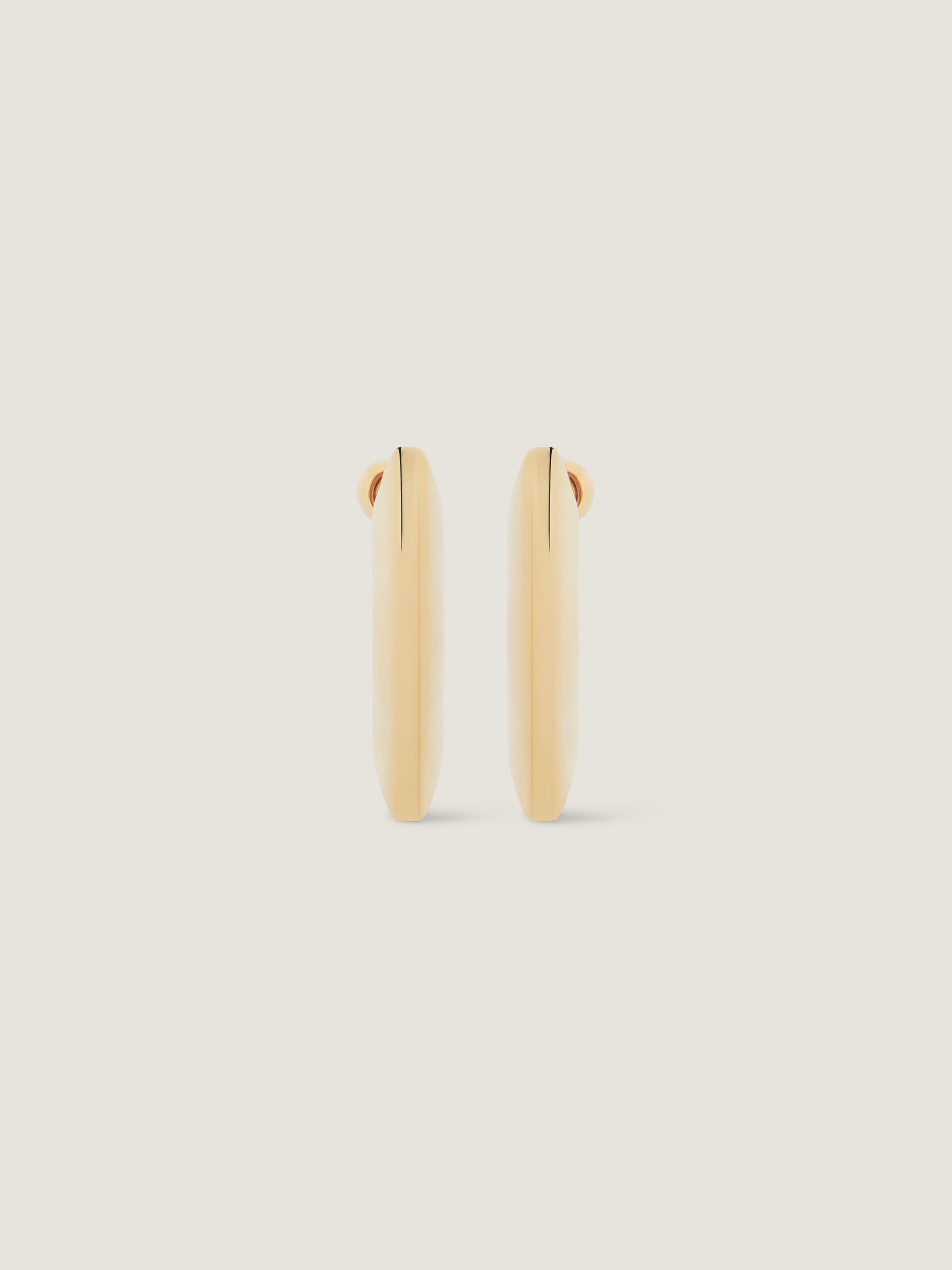 CHAIN GOLDEN LARGE EARRINGS
