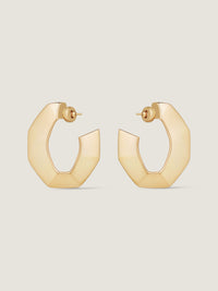 CHAIN GOLDEN LARGE EARRINGS