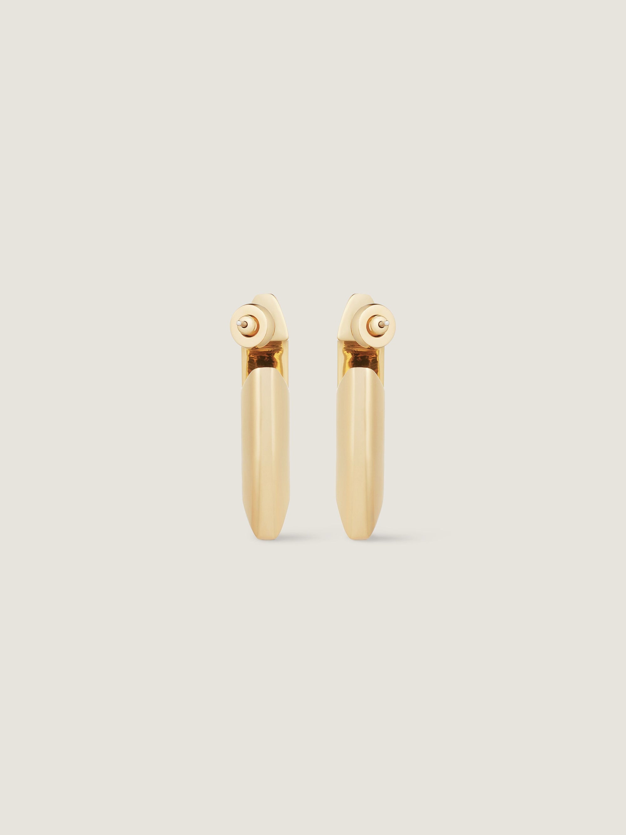CHAIN GOLDEN LARGE EARRINGS