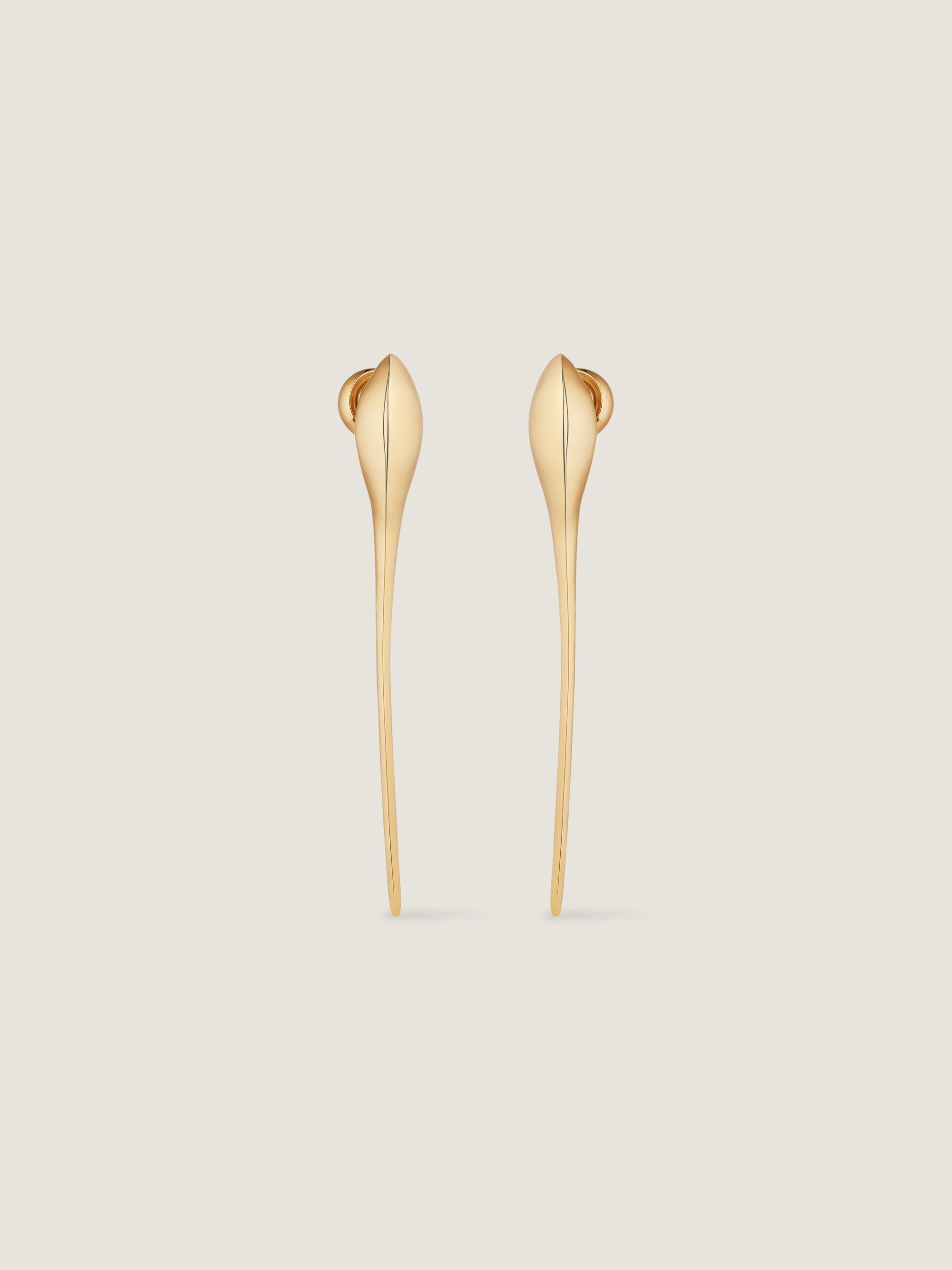 MAPLE SEED GOLDEN SPIKE EARRINGS