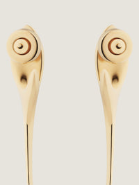 MAPLE SEED GOLDEN SPIKE EARRINGS
