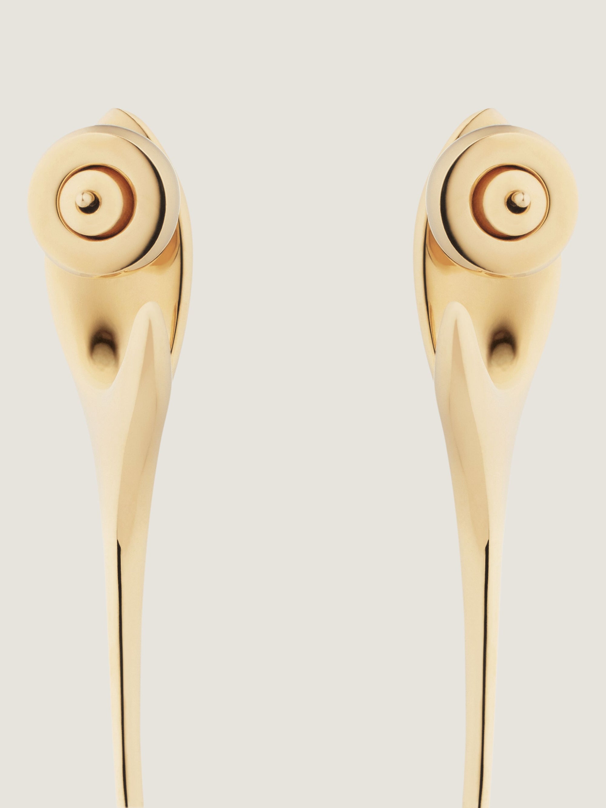 MAPLE SEED GOLDEN SPIKE EARRINGS