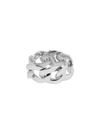 Bracelet chaîne argenté en laiton - Silvery