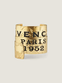 GIVENCHY TAPE GOLDEN CUFF BRACELET