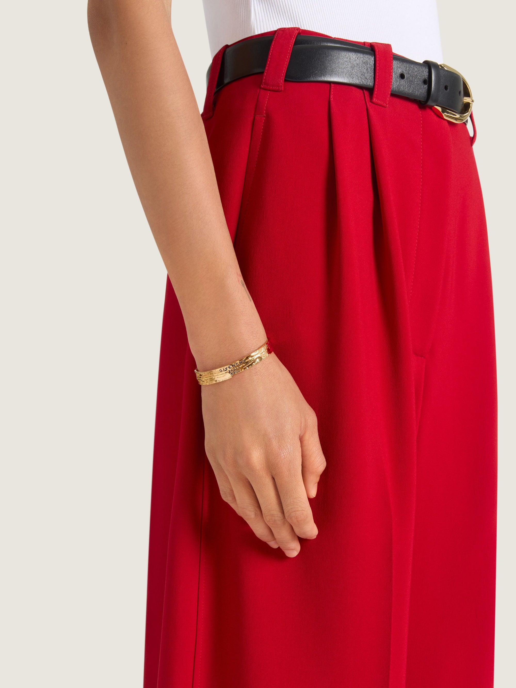 GIVENCHY TAPE GOLDEN S CUFF BRACELET