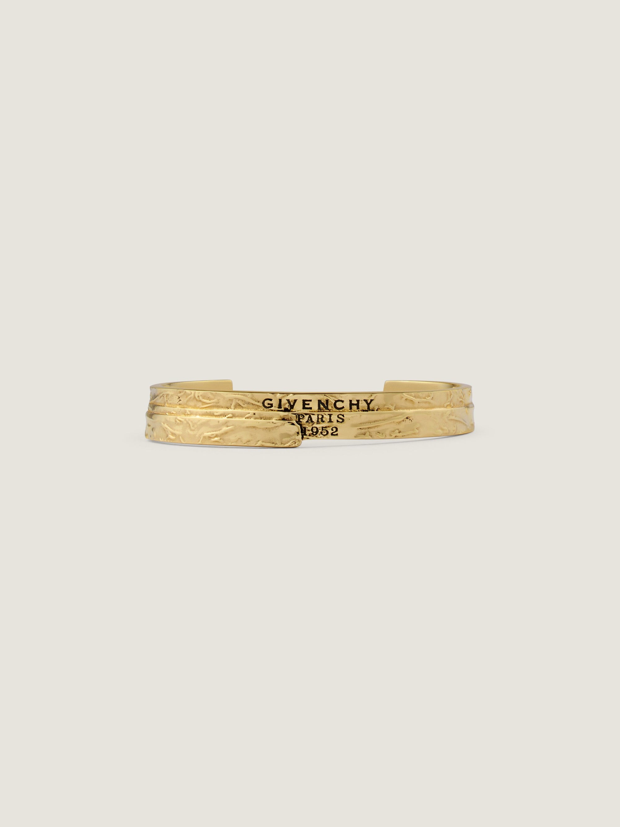 GIVENCHY TAPE GOLDEN S CUFF BRACELET