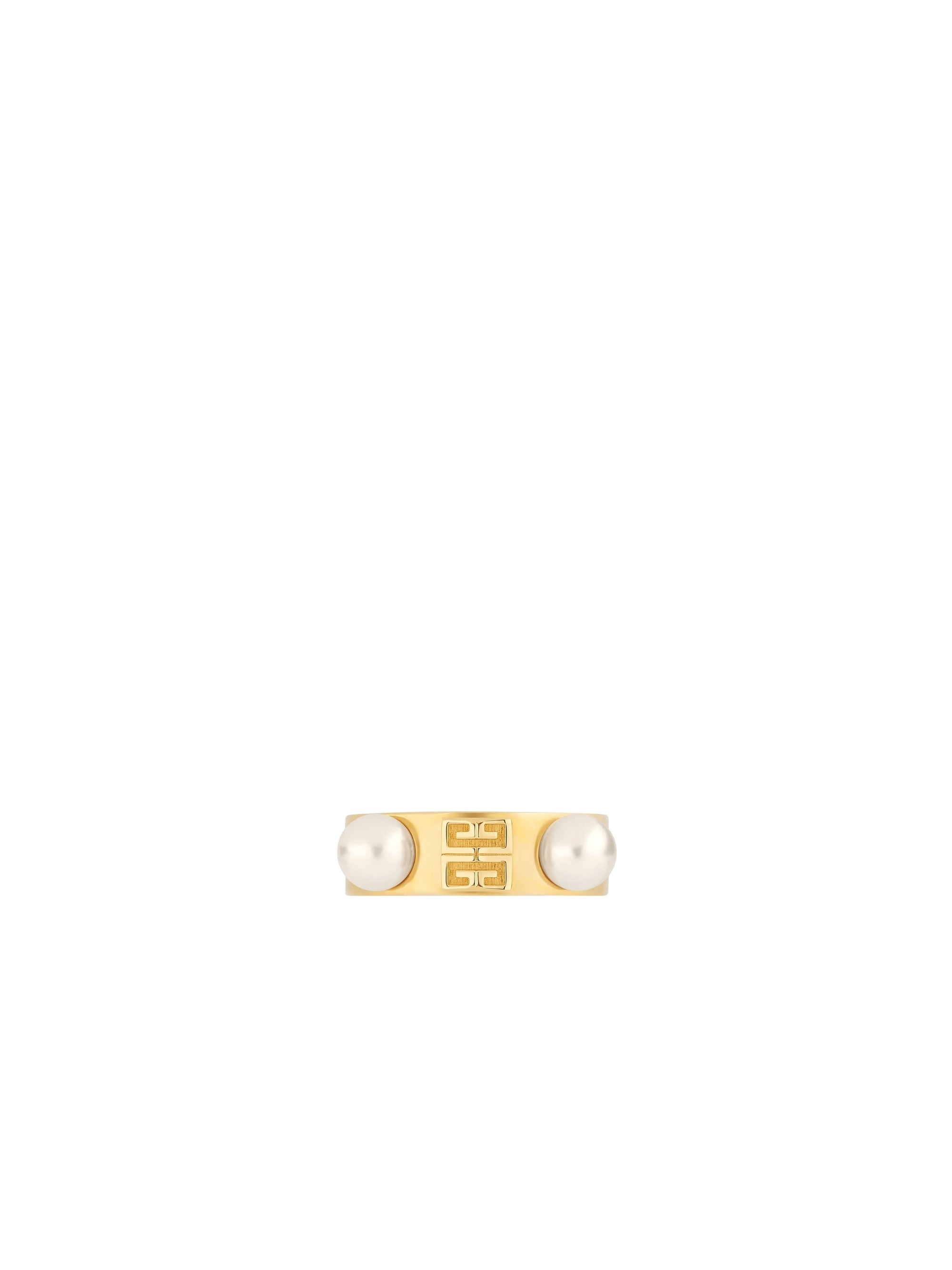 Bague 4G en laiton - Jaune Dore