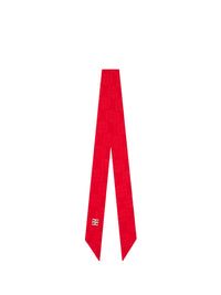 All-over 4G Liquid silk headband – Vermilion