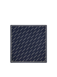 Châle G shadow en laine - Navy