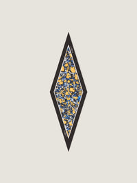 GARDEN FLOWERS LOSANGE 35X112CM