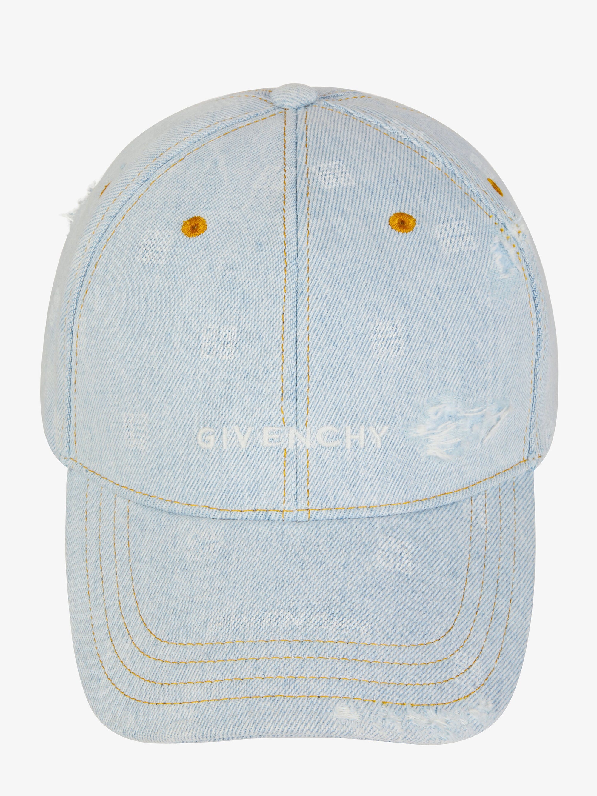 Casquette Givenchy en denim lavé - Bleu Nuage