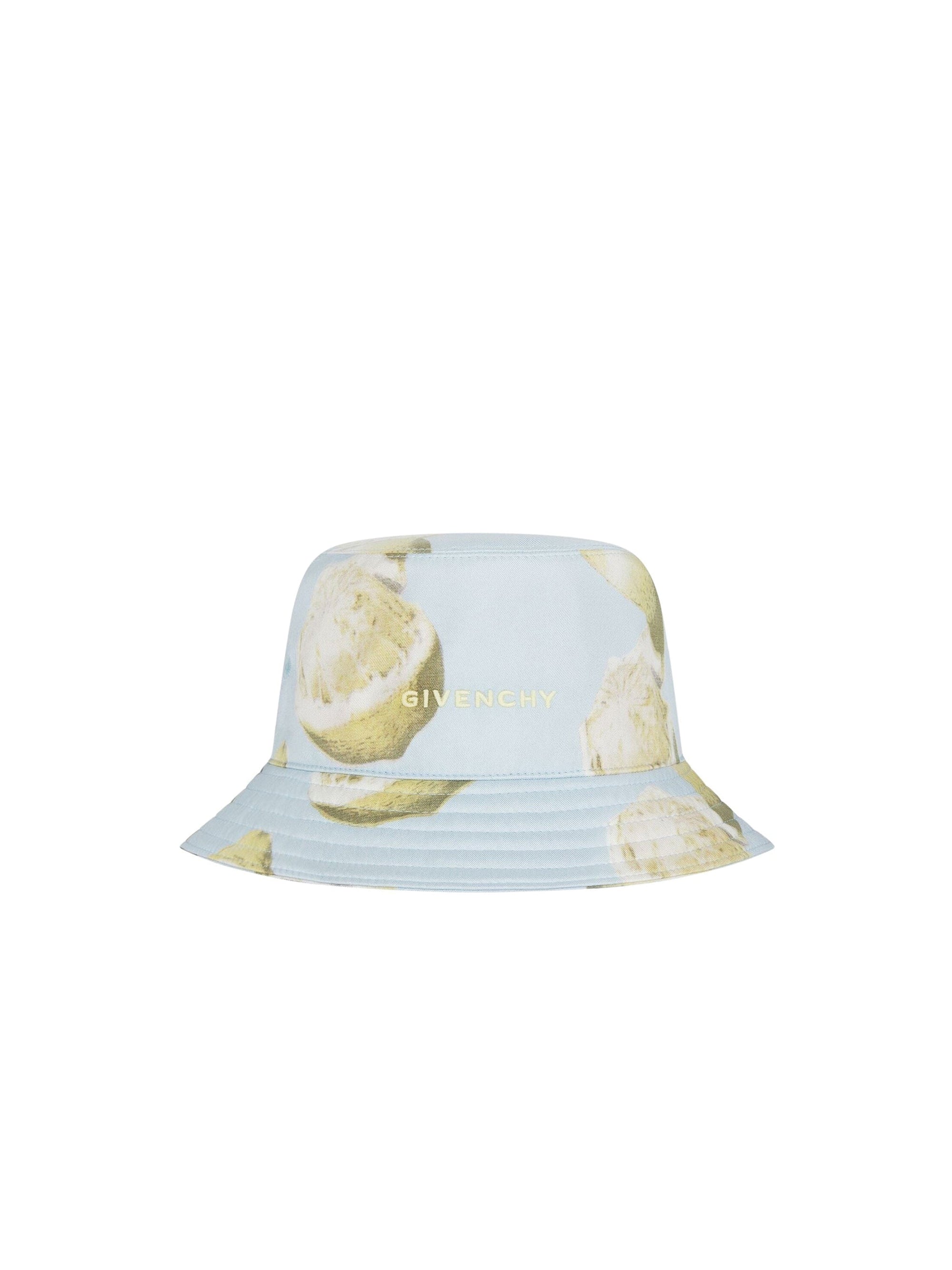 Bob Givenchy imprimé citron en soie - Sky Blue