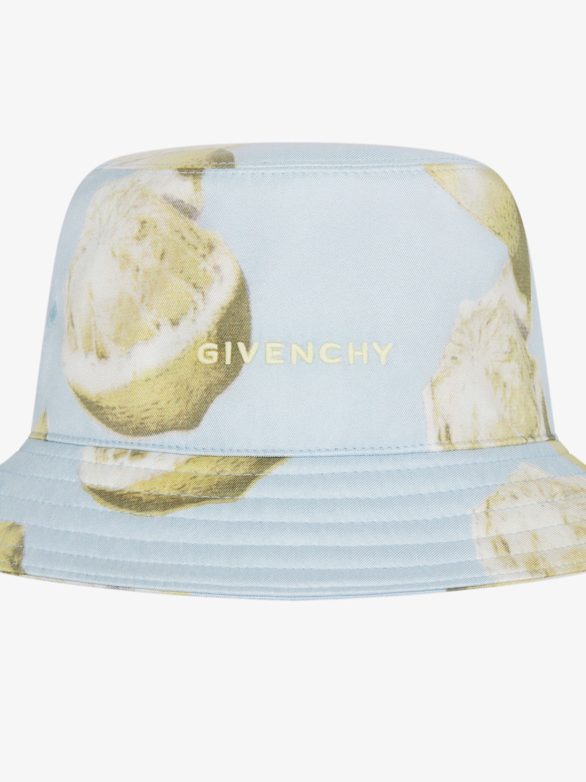 Bob Givenchy imprimé citron en soie - Sky Blue