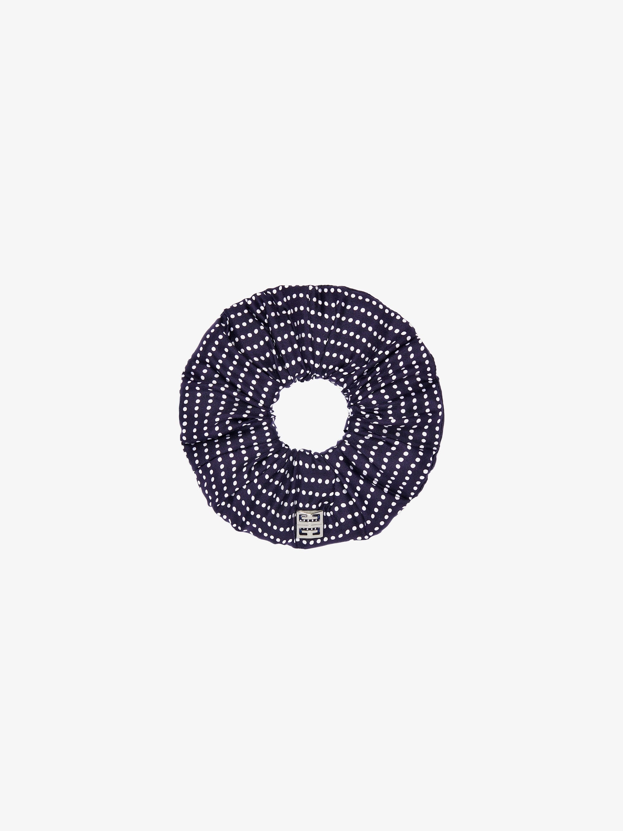 MINI DOTS RIVET BIG HAIR SCRUNCHY