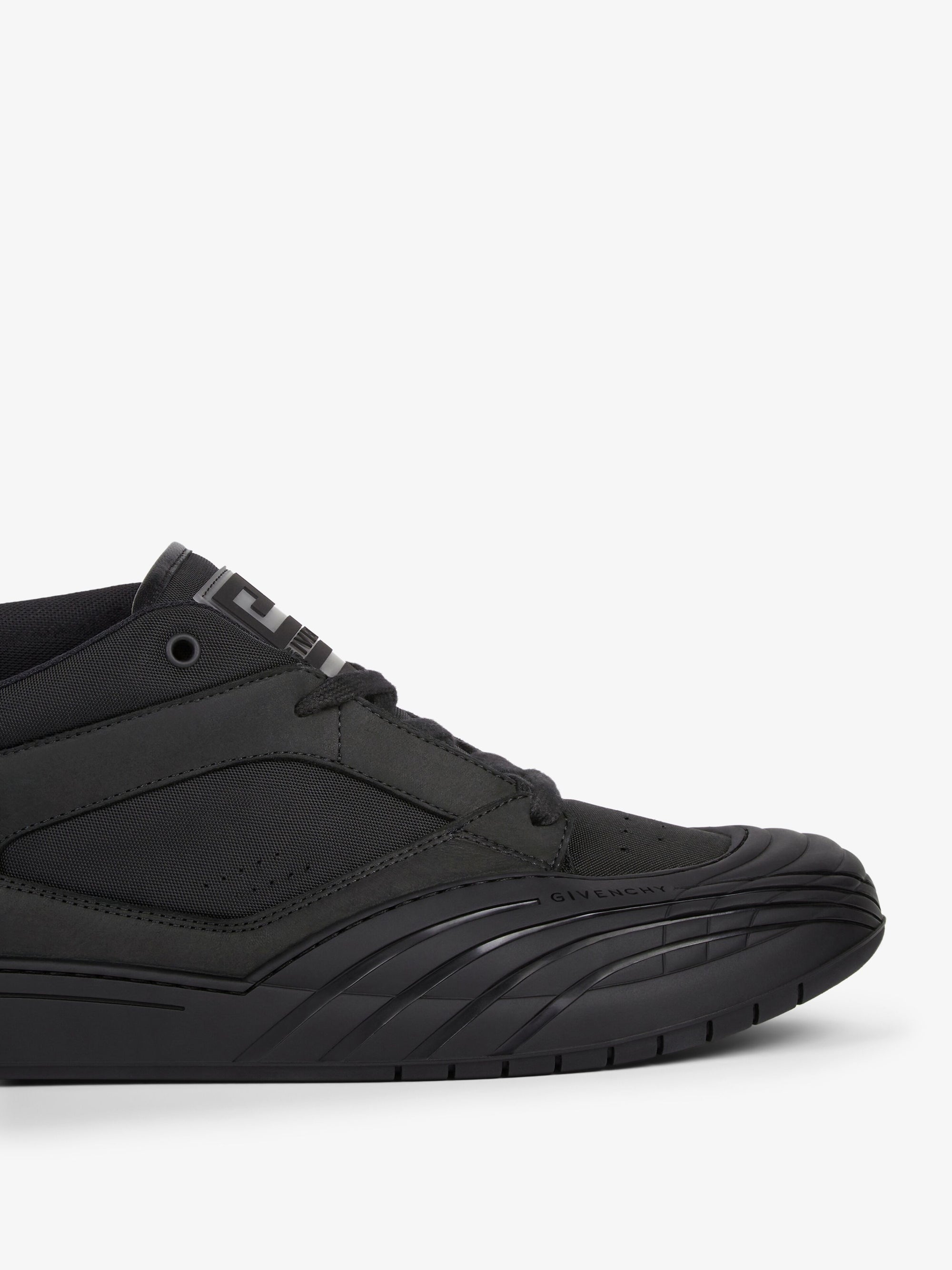Baskets de skate en cuir - Noir