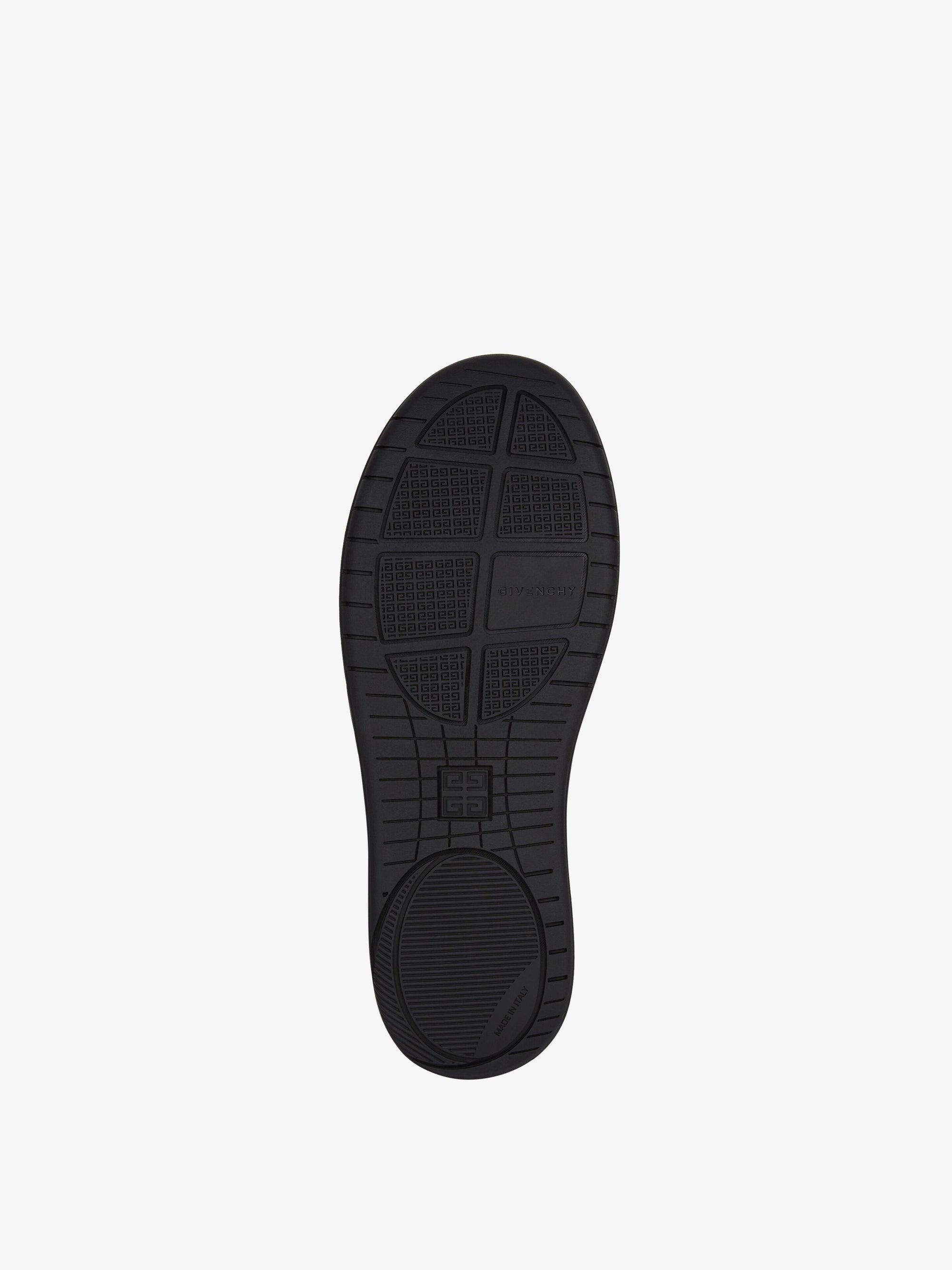 Baskets de skate en cuir - Noir