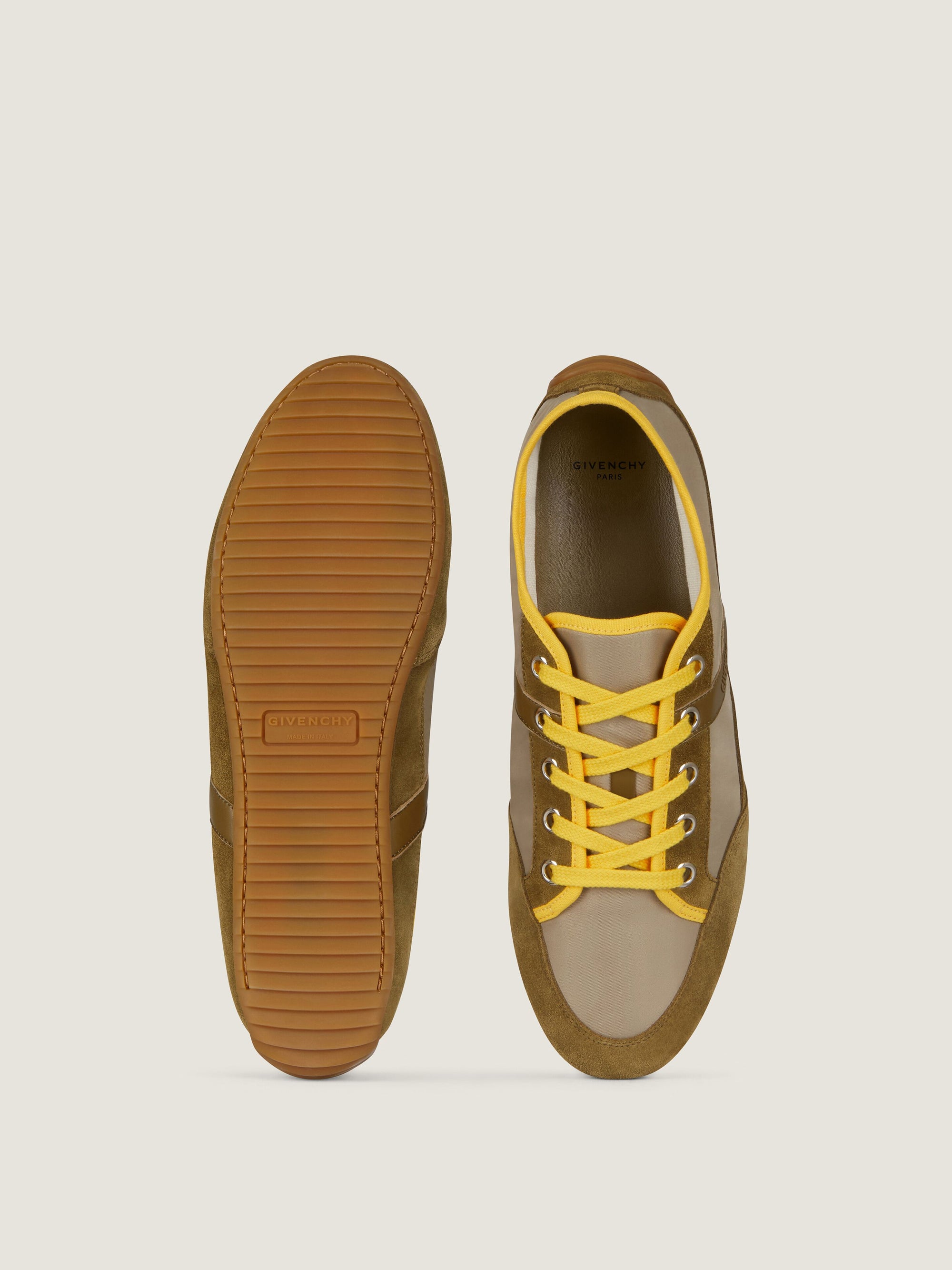 NYLON/SUEDE LEATHER