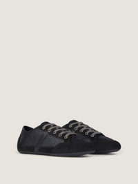 PERFORATED LEATHER/SUEDE LEATHER