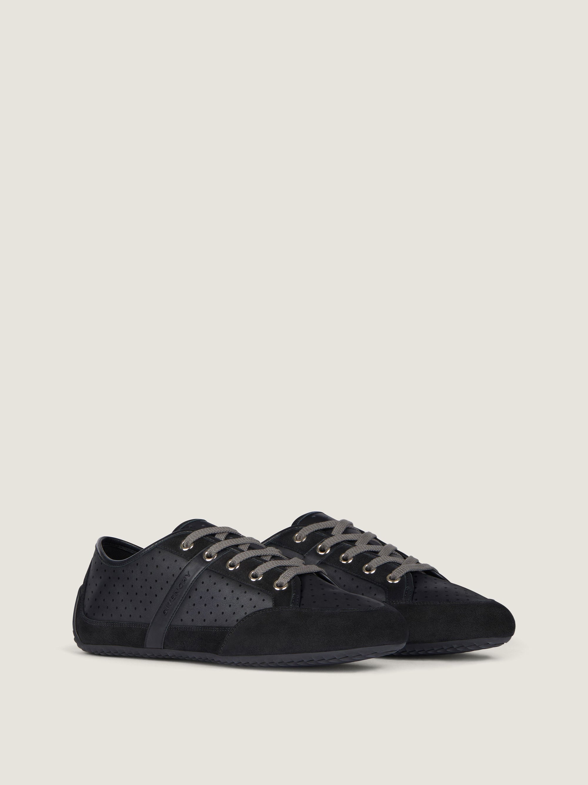 PERFORATED LEATHER/SUEDE LEATHER