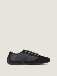PERFORATED LEATHER/SUEDE LEATHER