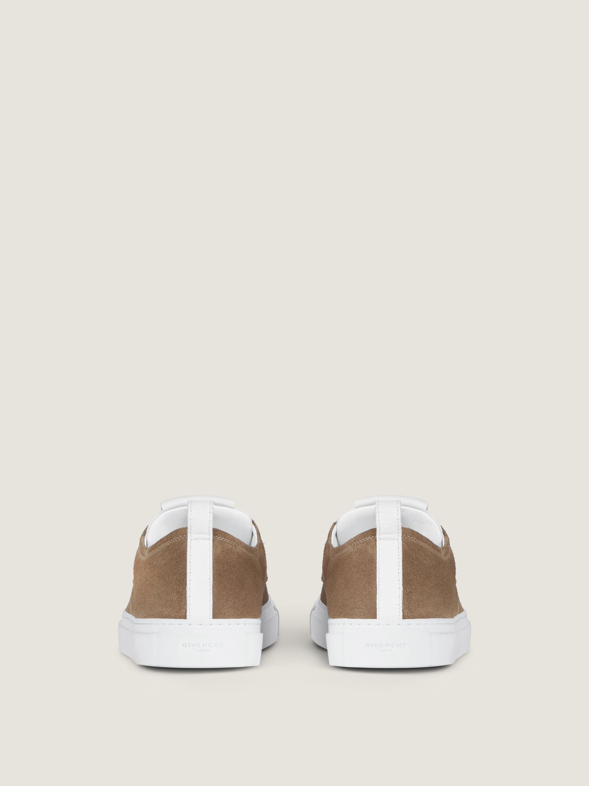 SUEDE LEATHER/CONTRASTED STITCHING