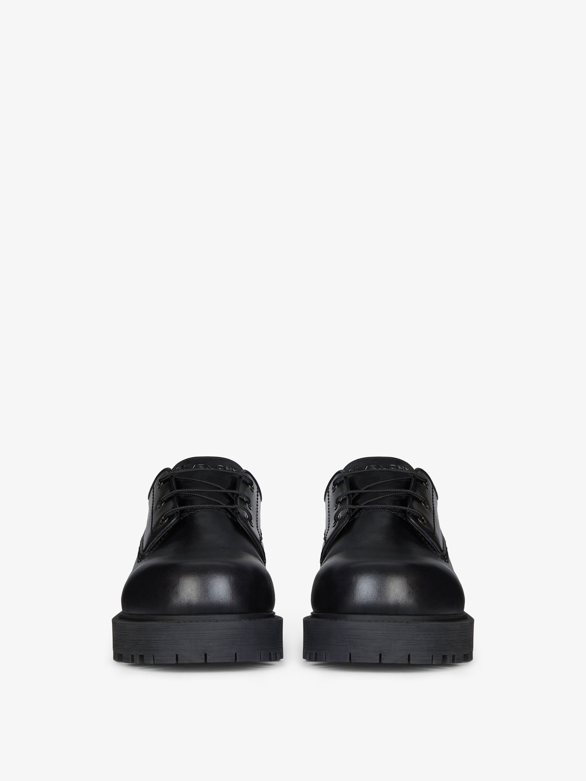 Derbies Storm en cuir - Black