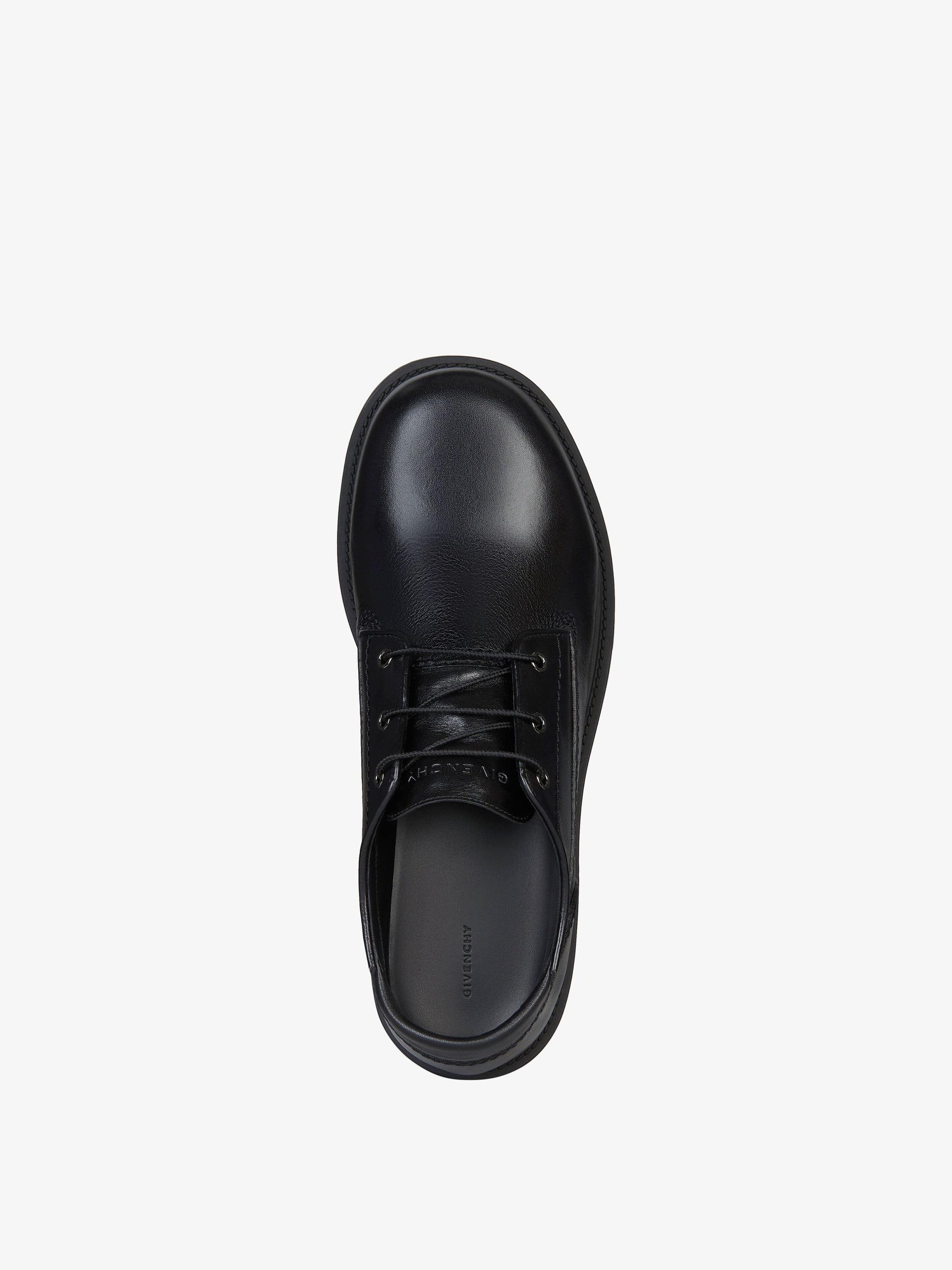 Derbies Storm en cuir - Black