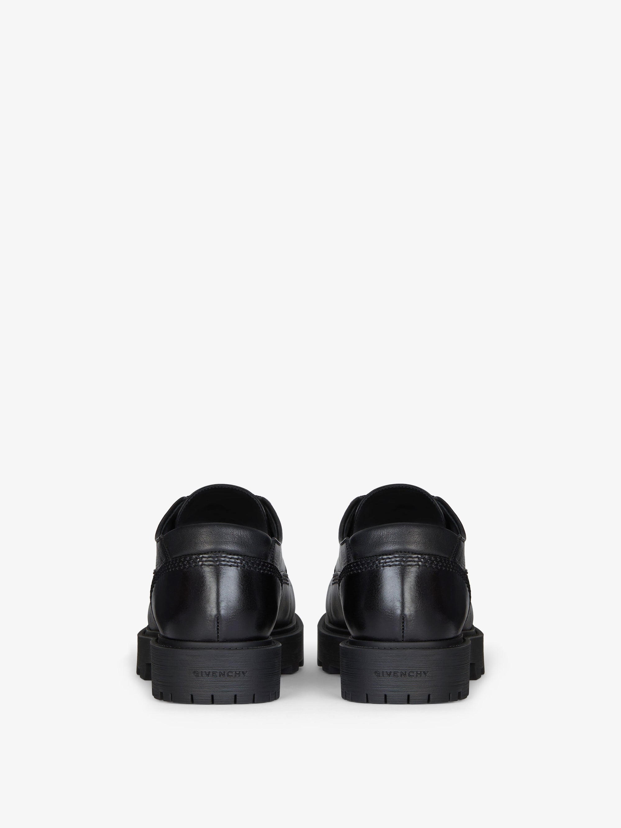 Derbies Storm en cuir - Black