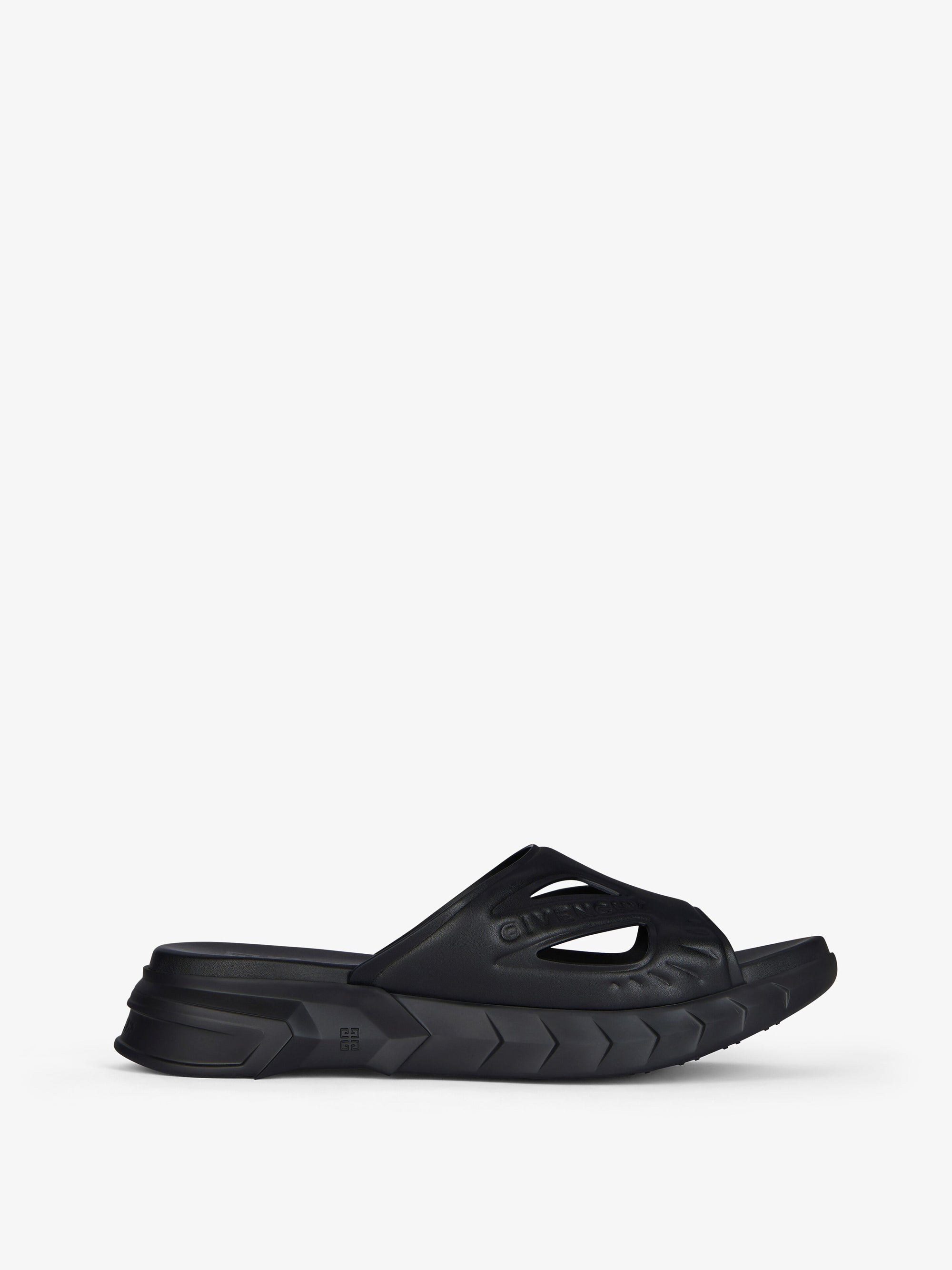 MARSHMALLOW SLIDER SANDALS