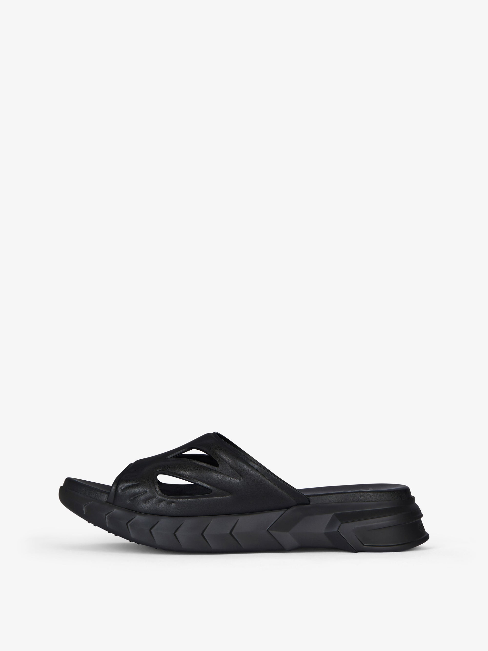 MARSHMALLOW SLIDER SANDALS