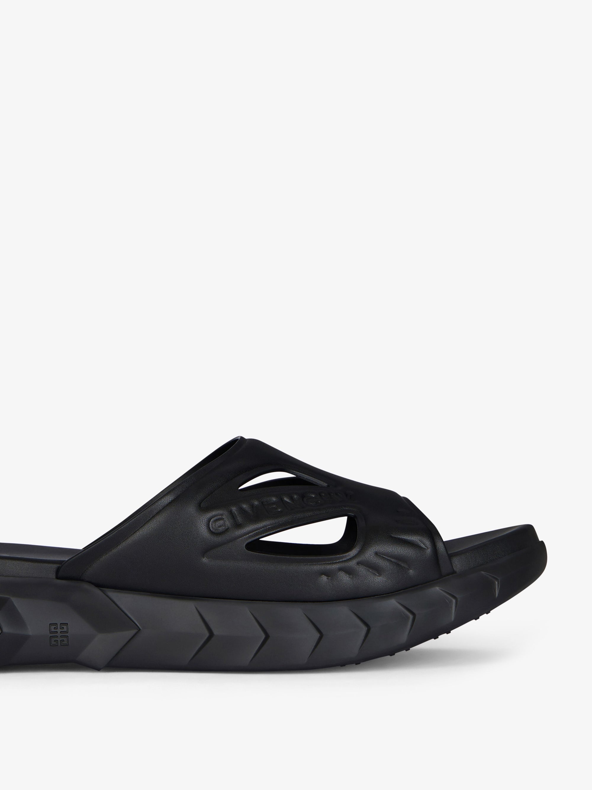 MARSHMALLOW SLIDER SANDALS