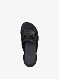 MARSHMALLOW SLIDER SANDALS