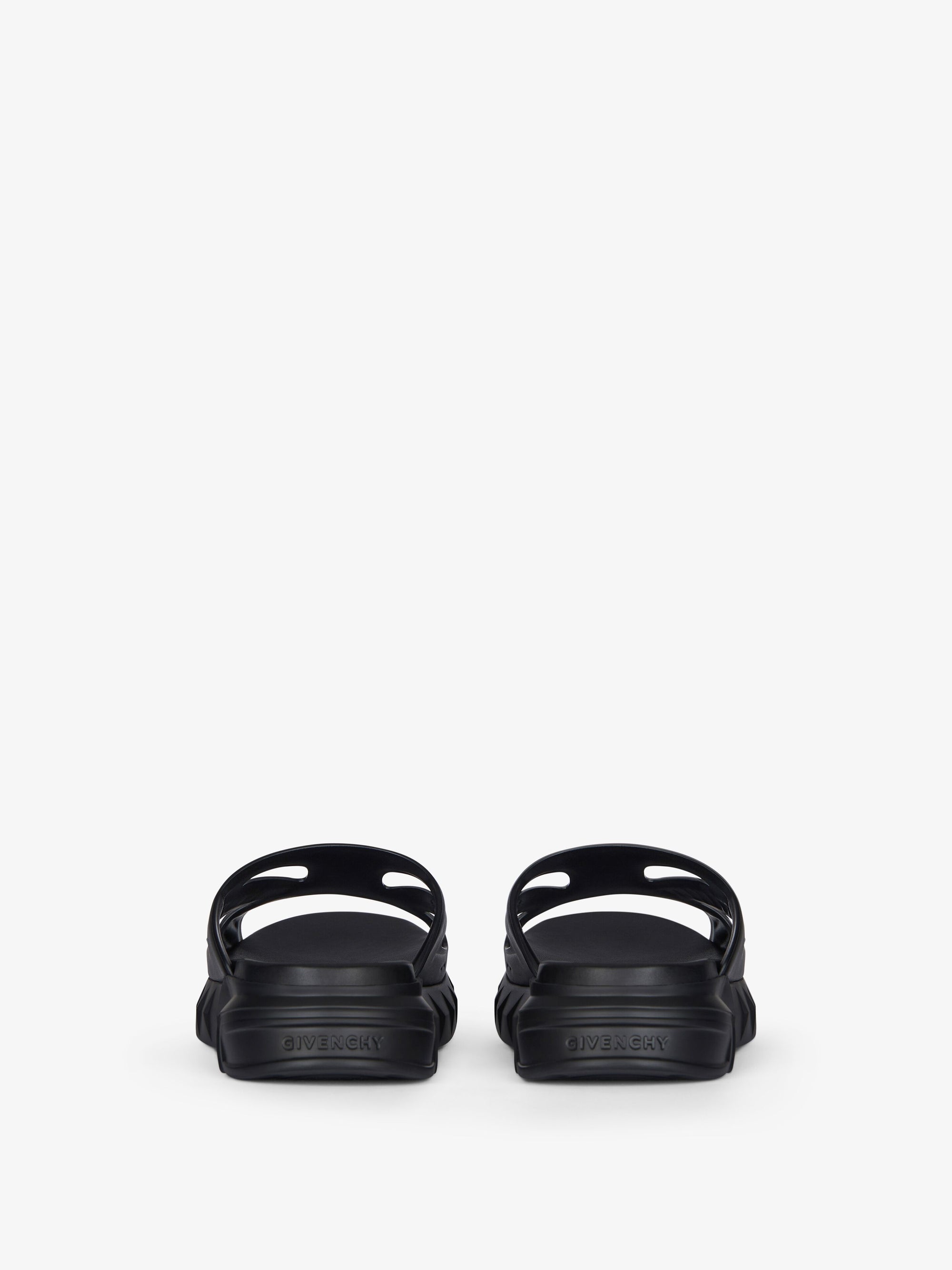 MARSHMALLOW SLIDER SANDALS