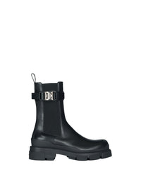 Bottes Chelsea Terra en cuir - Noir