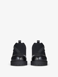 Bottines Storm avec zip en cuir - Black