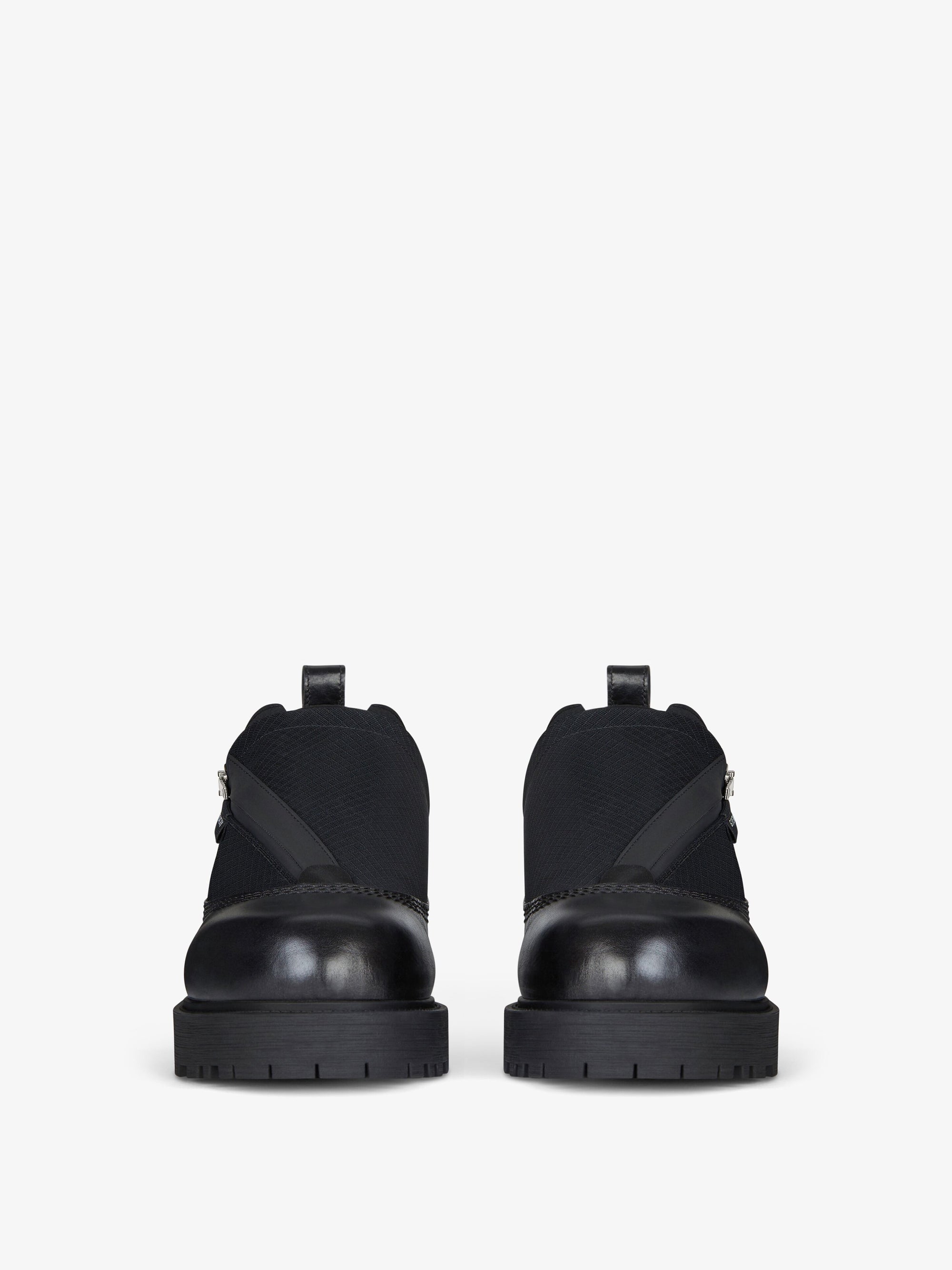 Bottines Storm avec zip en cuir - Black