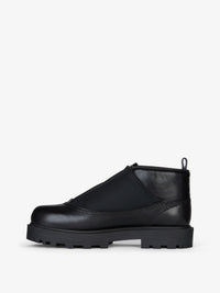 Bottines Storm avec zip en cuir - Black