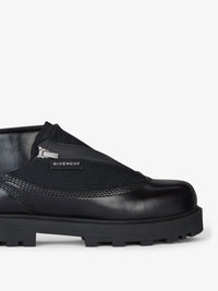 Bottines Storm avec zip en cuir - Black
