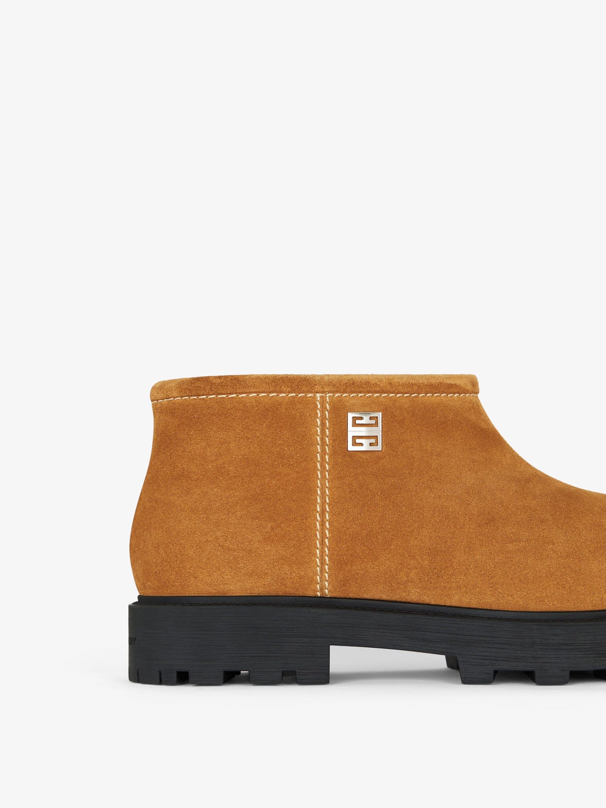 Bottines Storm en cuir - Beige Camel