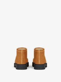 Bottines Storm en cuir - Beige Camel
