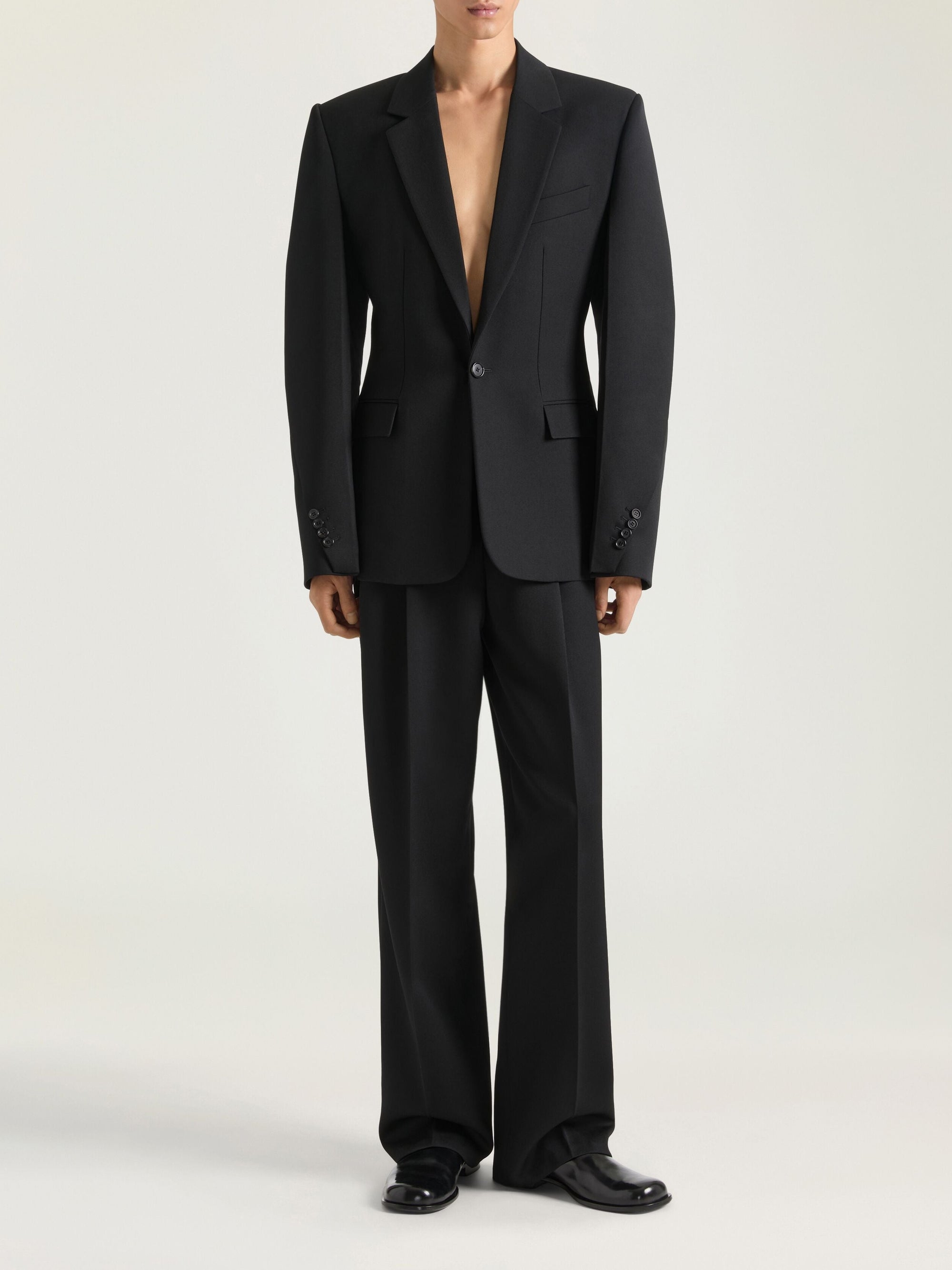 Bottes Chelsea Tux en cuir - Black