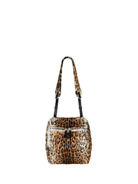 Sac Pandora petit modèle en cuir - Black & Natural