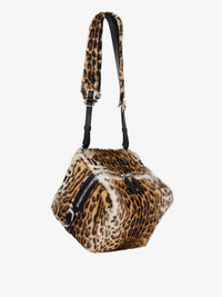 Sac Pandora petit modèle en cuir - Black & Natural
