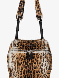 Sac Pandora petit modèle en cuir - Black & Natural