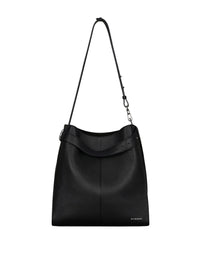 Sac Belted moyen en cuir - Black