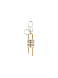 Porte-clés avec cadenas en laiton - Dore & Argente