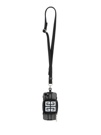 Etui 4G pour téléphone portable en cuir - Black