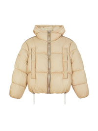 Veste bouffante à capuche oversize - Tan